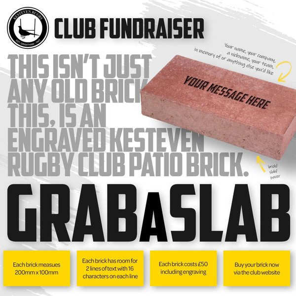 Kesteven Rugby 'Grab-A-Slab'