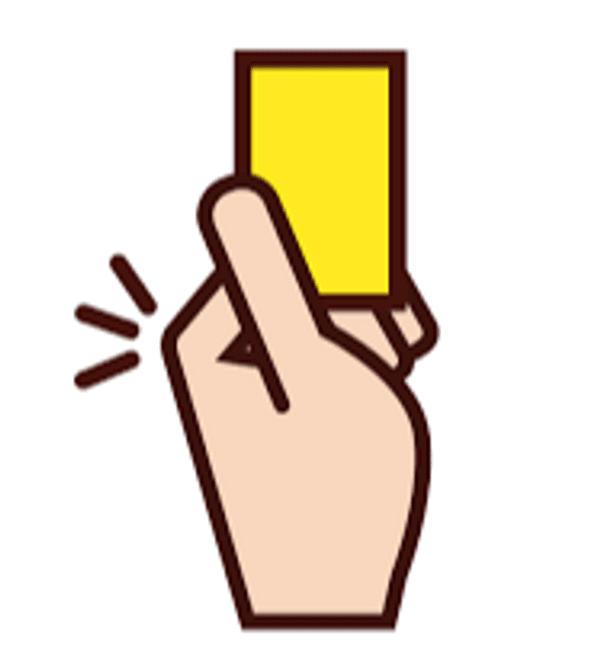 Disciplinary Sanction (yellow) 25 /26