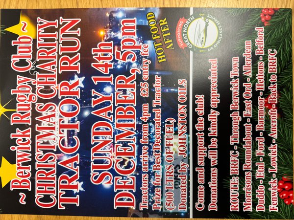 Tractor Run Donation