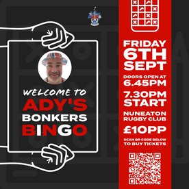 Bonkers Bingo Returns - 6th Sept