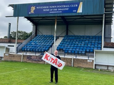 KitAid visit Wivenhoe Town FC