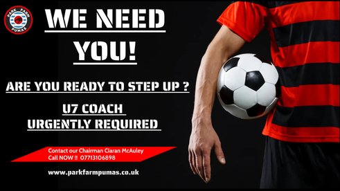 WE NEED YOU - COACHES URGENTLY REQUIRED!!