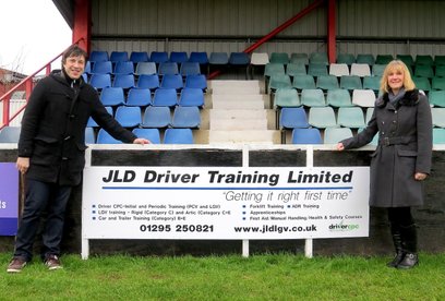 JLD Driver Training support the club with pitch side advertising
