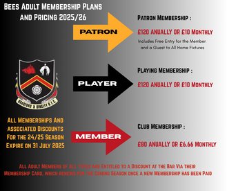 Membership for the 25/26 season is now Open