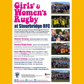 Girls' and Women's Summer Rugby Events