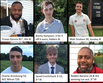 Summary of final week of league matches