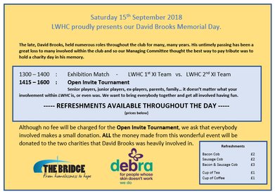 David Brooks Charity Day