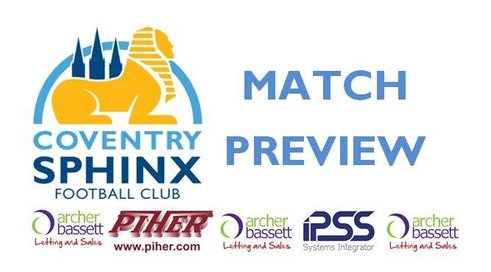 Next at Sphinx Drive - COVENTRY SPHINX v BOLDMERE ST MICHAELS