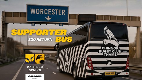 Chinnor Supporter Bus to Worcester