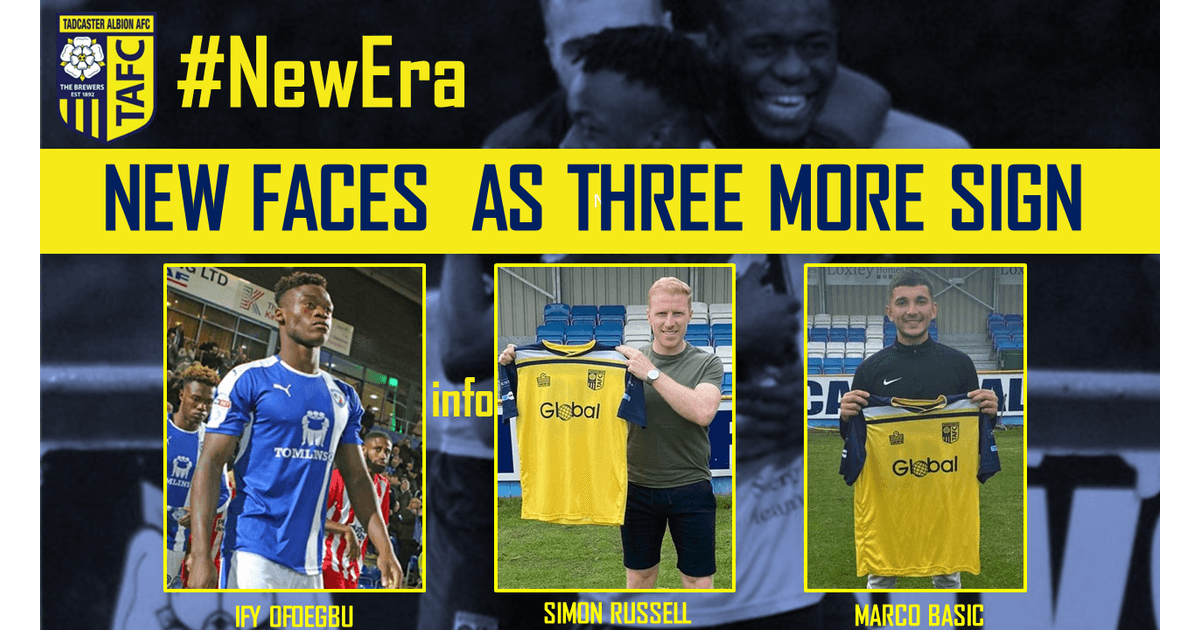 Three New Players Sign Up