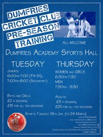 2016 Indoor Cricket Sessions