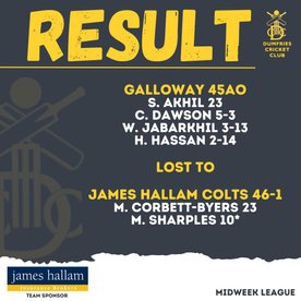 James Hallam Colts start the Midweek League with a win