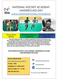 Hockey Masterclass for ages 10-17