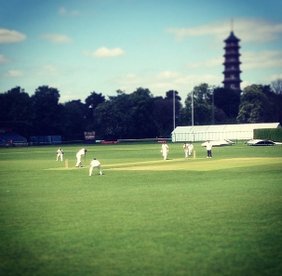 Sunday morning cricket is on after a night of thunder and lightning!!