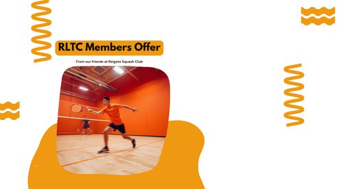 Squash & Racketball offer for RLTC members