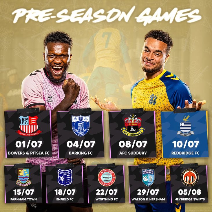 Pre season Hashtag United The Pitching In Isthmian Football League