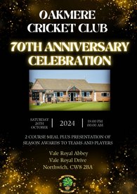 70th Birthday Celebrations / Presentation Evening