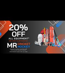 Exclusive Mr Cricket Hockey discount weekend