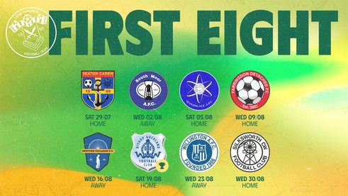 First eight games