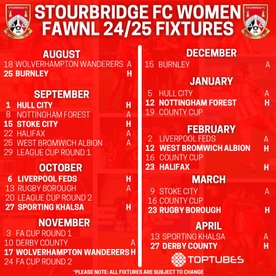 Glassgirls to commence their new league campaign away to Wolverhampton Wanderers