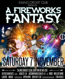 Ealing Cricket Club Fireworks Display 2015