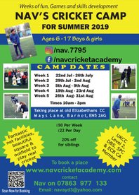 Nav's Summer Cricket Camps