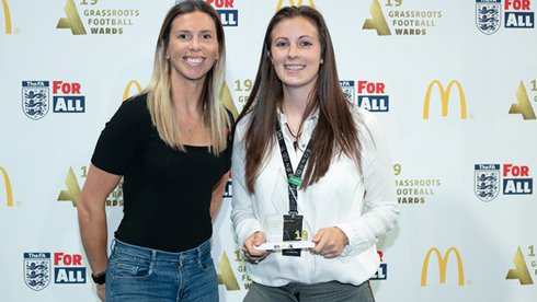 Lizzie Crowned FA Coach of the Year!