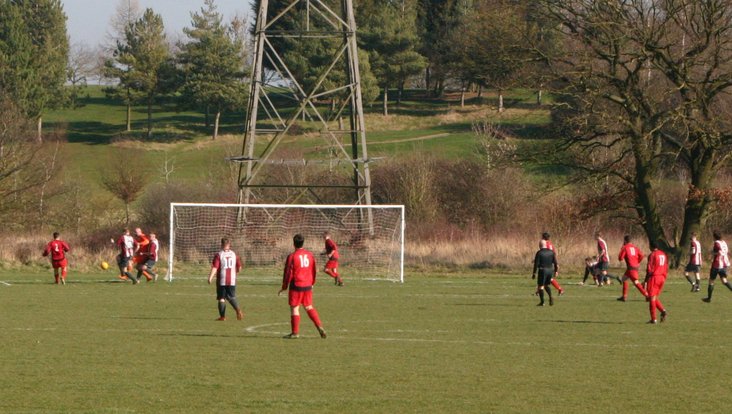 Whitnash vs Stockton goalmouth scramble