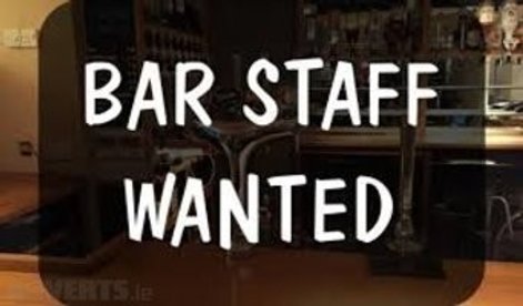Bar Staff Needed