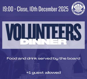 VOLUNTEER DINNER