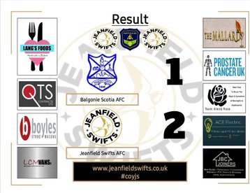 Match Report - Balgonie Scotia AFC v Jeanfield Swifts AFC