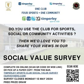 Take part in our Social Value Survey now - closes 13th May 2024
