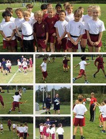 Rugby fun for over 200 local primary children