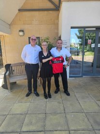 New Sponsor for Rodborough Youth Under 8's - CareUK (Scarlet House)