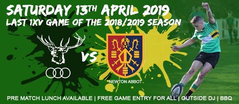 Final 1XV game & One Club Pre Match Lunch