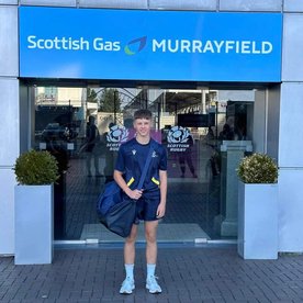 Dundee Rugby U16 Callum Reddick attends Murrayfield Training Day