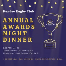 Dundee Rugby Awards Night