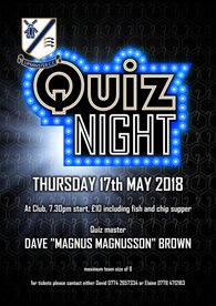 UCC Quiz Night - Thursday 17th May