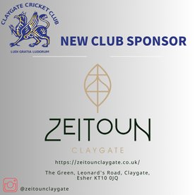 NEW CLUB SPONSOR