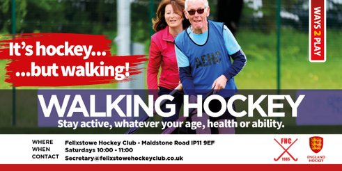 New in Felixstowe – Walking Hockey!