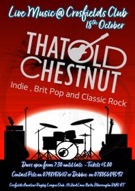 Live Music @ Crosfields on 18th October 2025