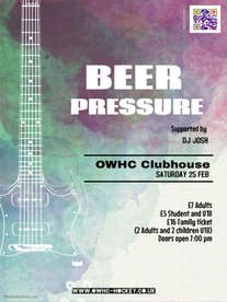 Upcoming Social Events - Games Night & Band Night