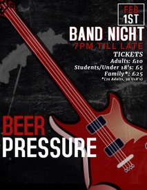 Band Night - 1st February