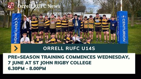ORRELL RUFC U14S SEASON 2023-2024