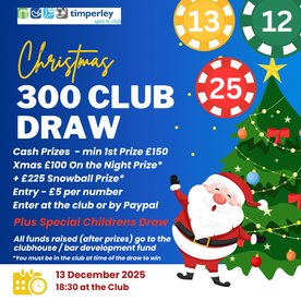 TSC Christmas 300 Club Draw