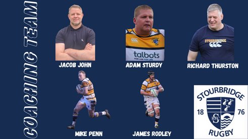 SRFC Senior Men's Coaching team for 24/25!