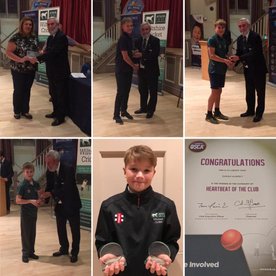 Swindon CC pick up awards at the Wiltshire Cricket presentation evening