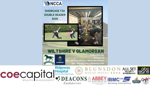 Swindon CC to host Wiltshire v Glamorgan NCCA Showcase Fixtures