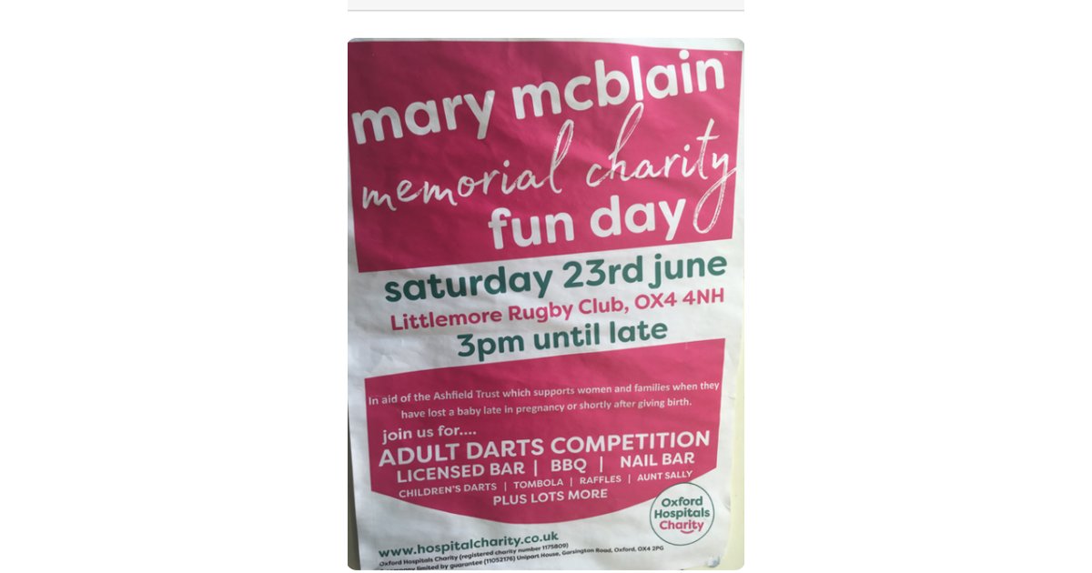 Mary Mcblain Memorial Charity Fun Day