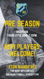 Pre Season 2024/25
